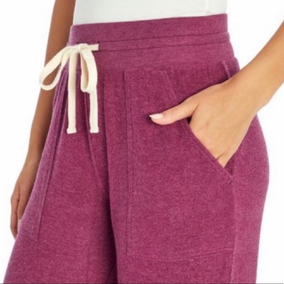Wildfox Pants - [wildfox] magenta cozy joggers